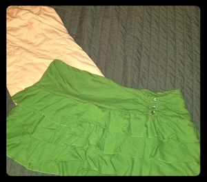 Green skort